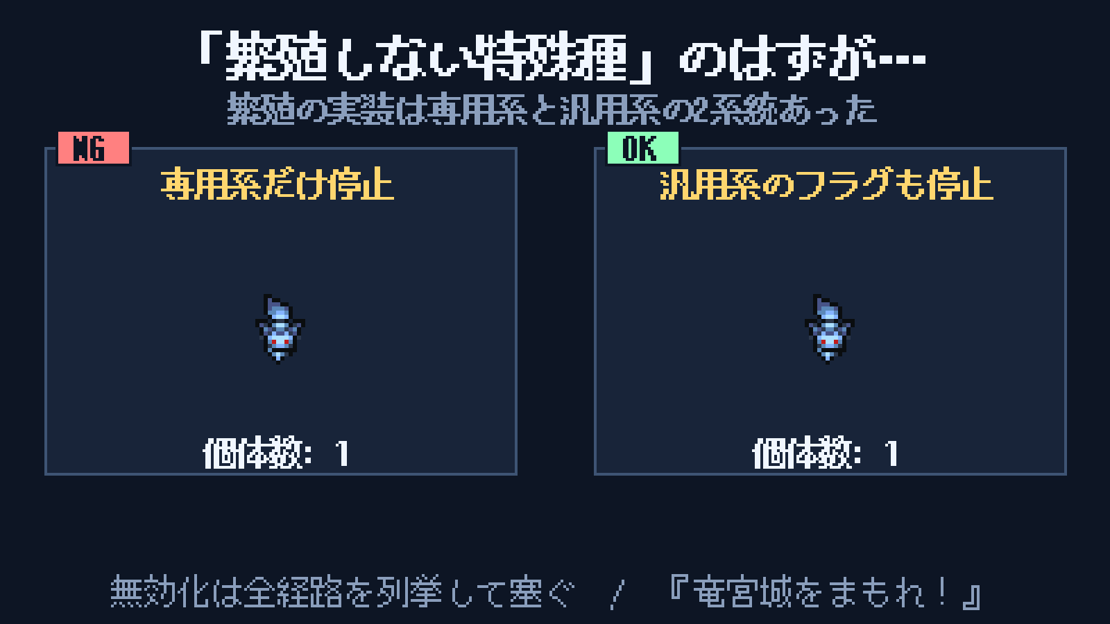 「繁殖しない海獣」が無限増殖した
